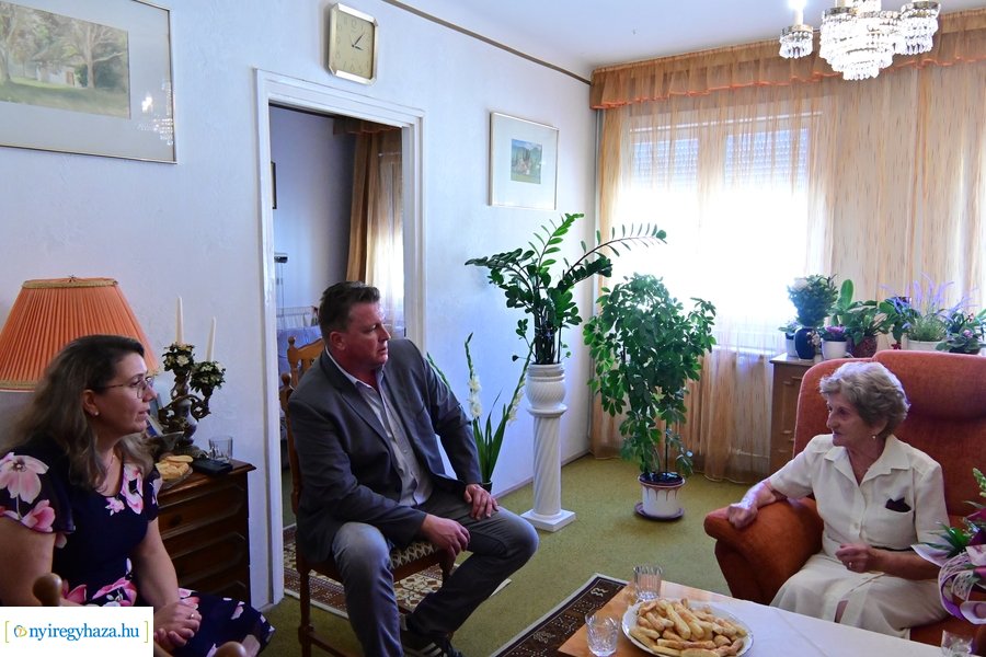 Szépkorú köszöntése Bodó Józsefné 20240903