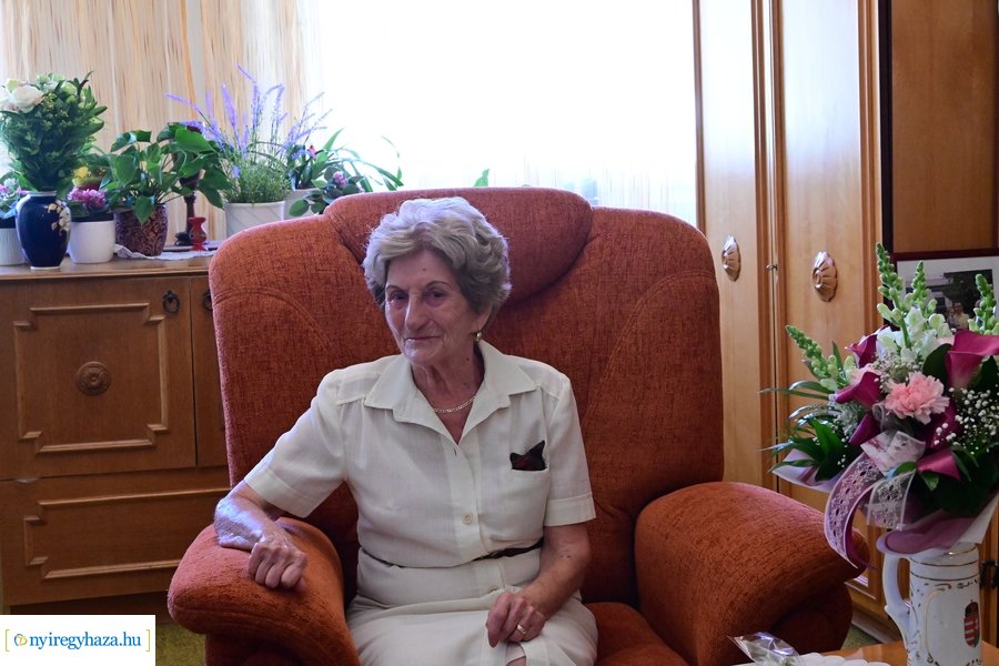 Szépkorú köszöntése Bodó Józsefné 20240903