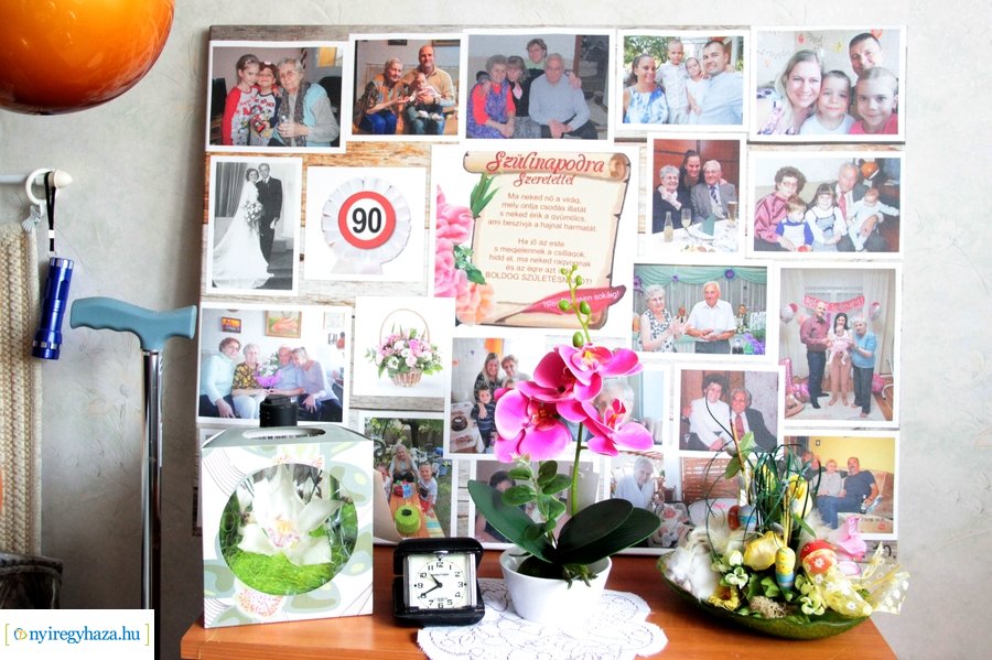 Szépkorú köszöntése - Bojtos Istvánné