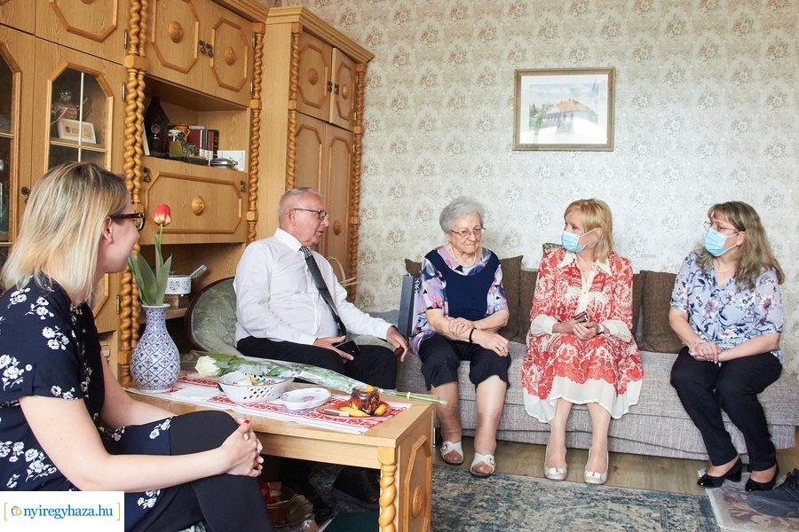 Szépkorú köszöntése - Bornemissza Gáborné