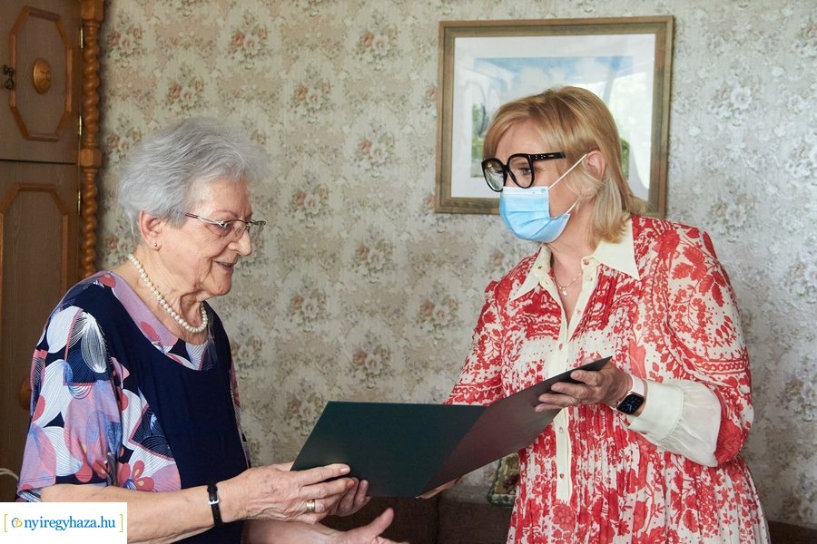 Szépkorú köszöntése - Bornemissza Gáborné