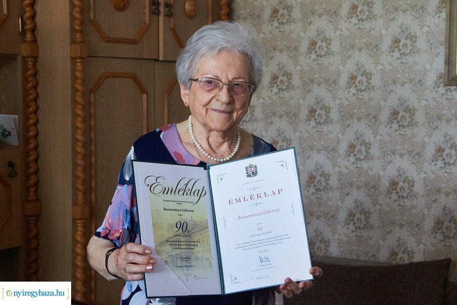 Szépkorú köszöntése - Bornemissza Gáborné