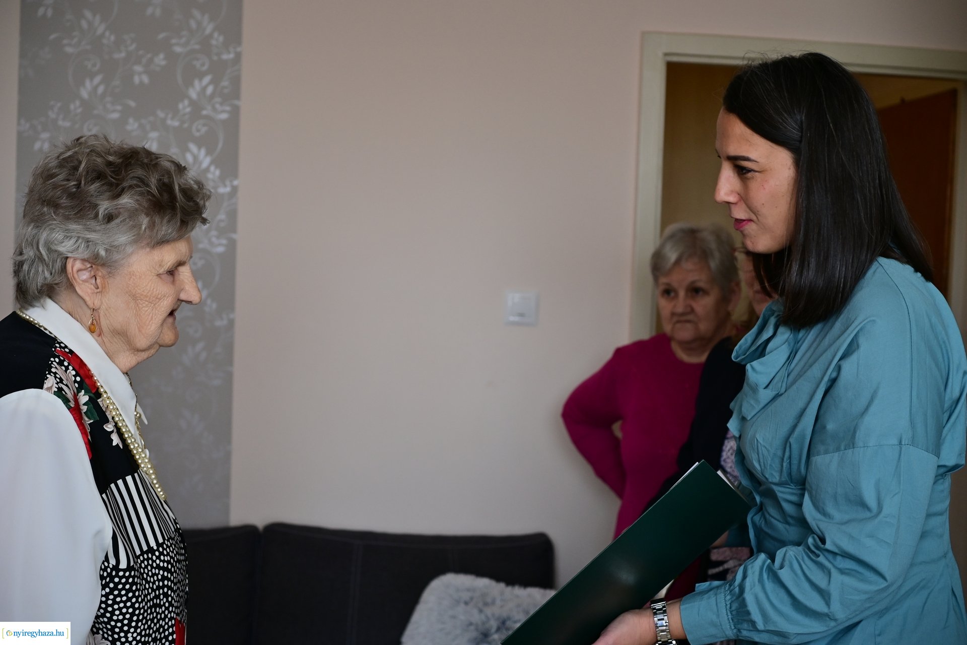 Szépkorú köszöntése Csepecz Mihályné