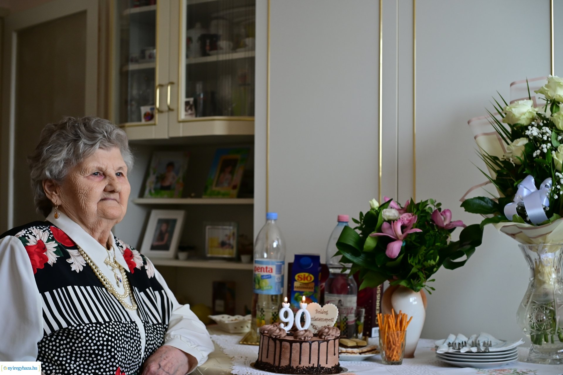 Szépkorú köszöntése Csepecz Mihályné