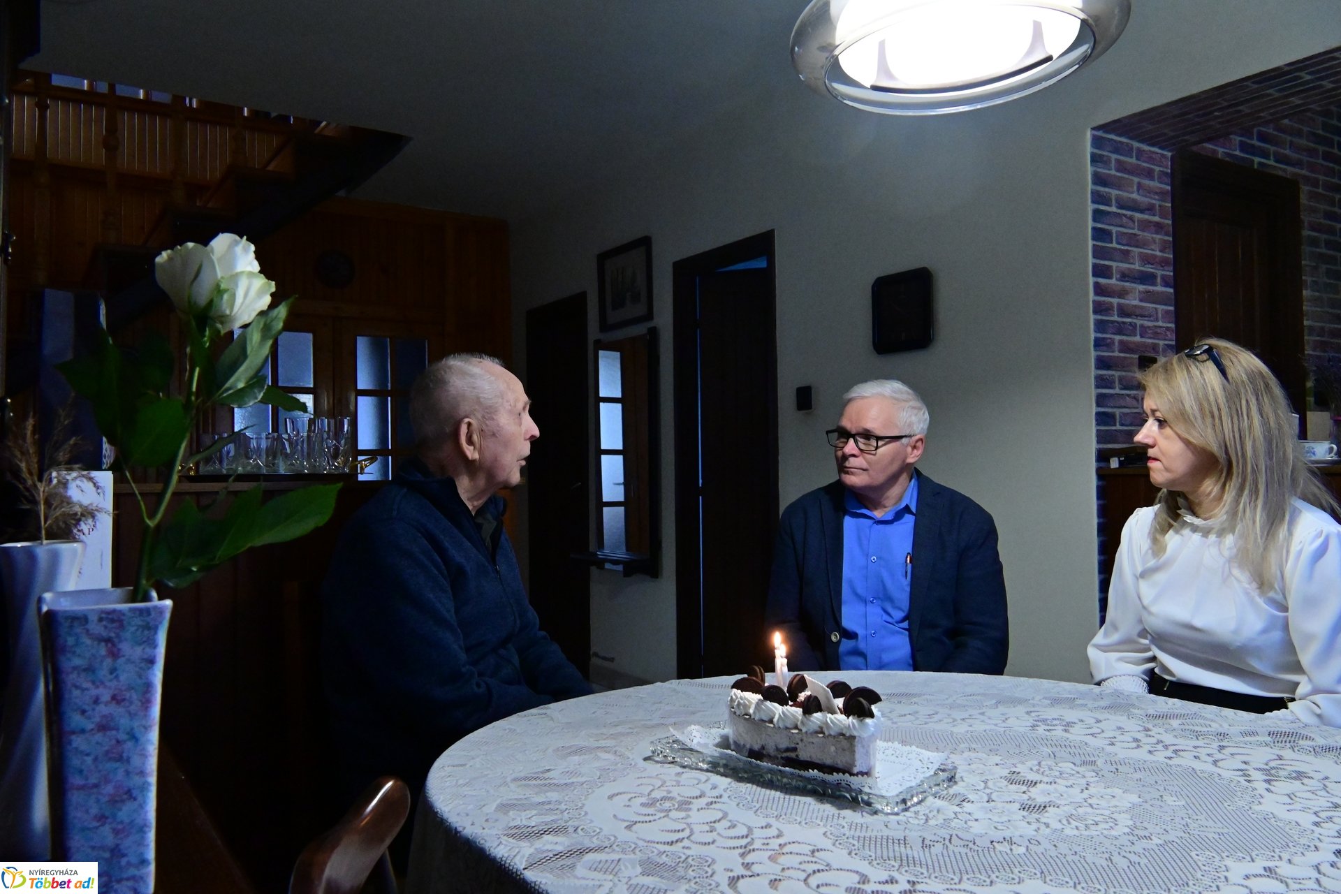 Szépkorú köszöntése - Czevár János