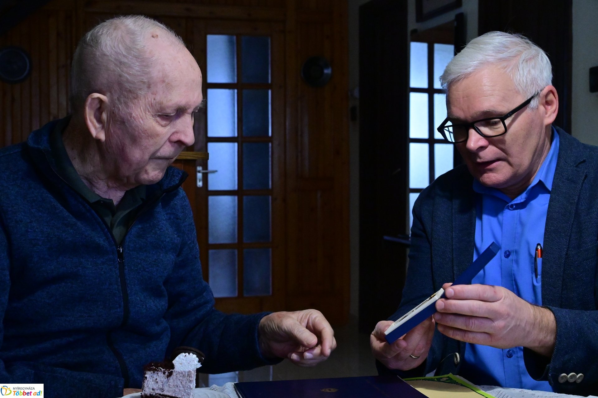 Szépkorú köszöntése - Czevár János