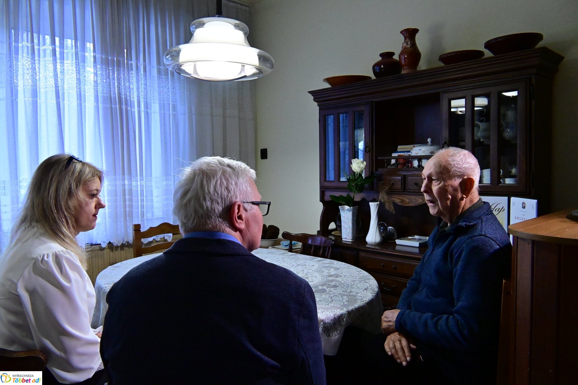 Szépkorú köszöntése - Czevár János