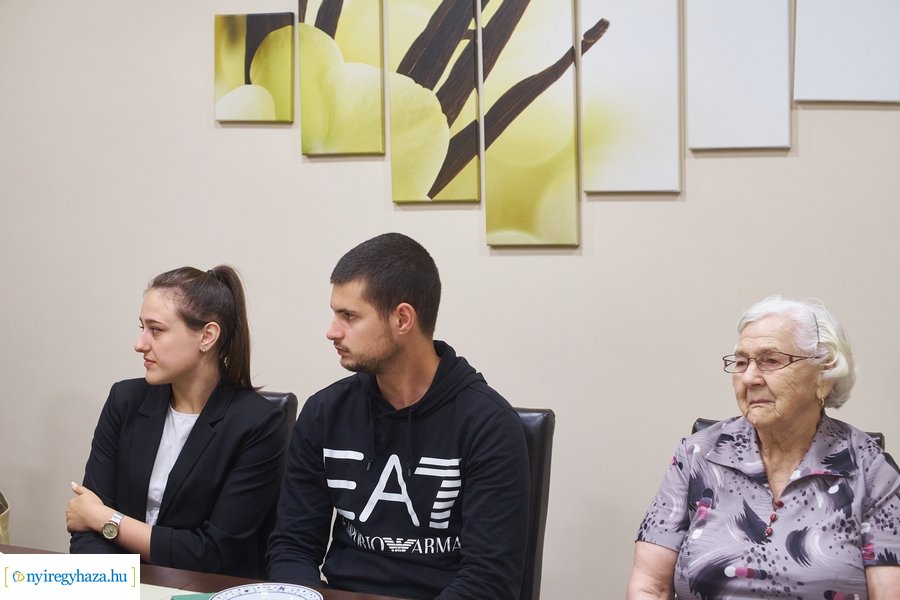 Szépkorú köszöntése Dankó Lászlóné