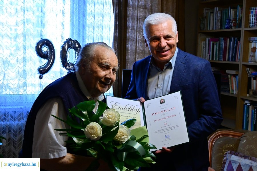 Szépkorú köszöntése Dr Csermely Tibor