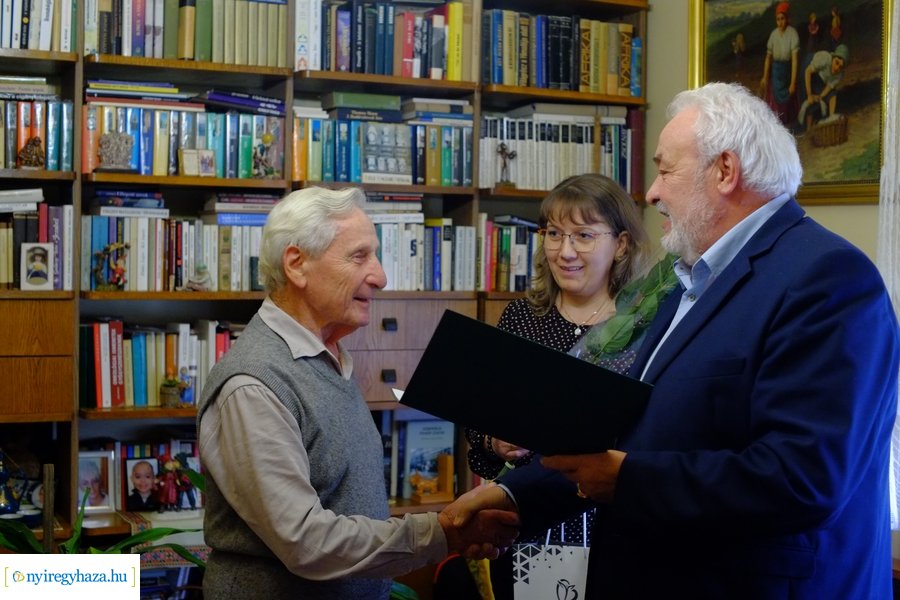 Szépkorú köszöntése Dr Piskolti Péter