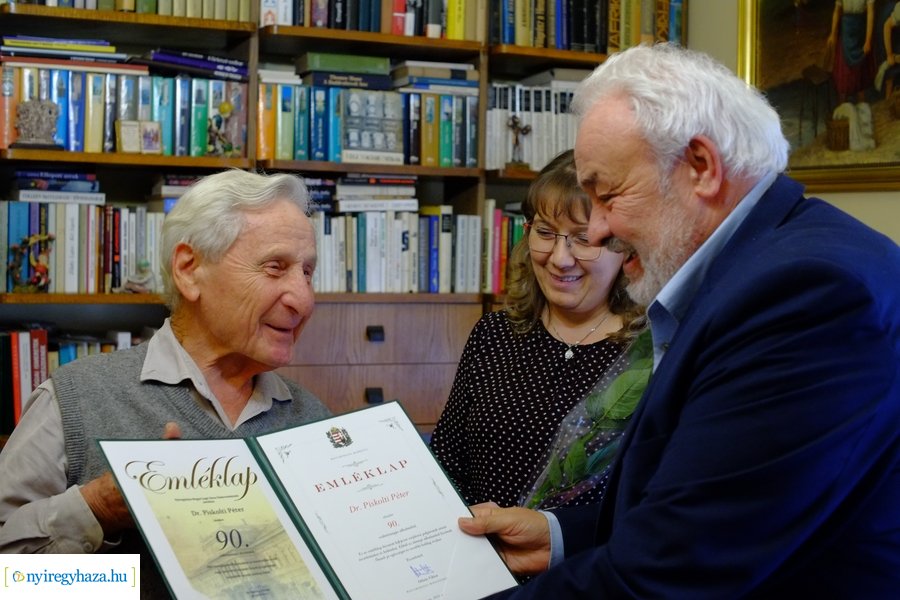 Szépkorú köszöntése Dr Piskolti Péter