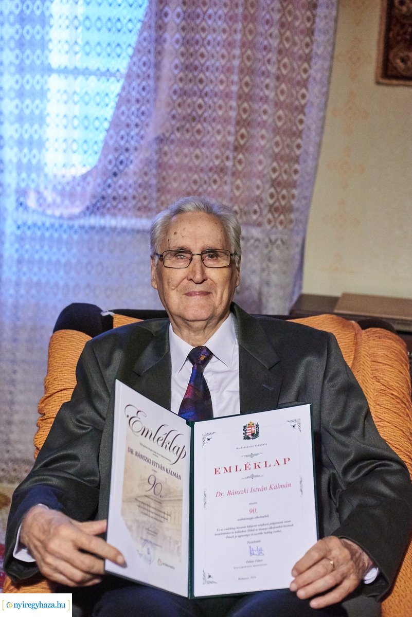 Szépkorú köszöntése - Dr. Bánszki István Kálmán