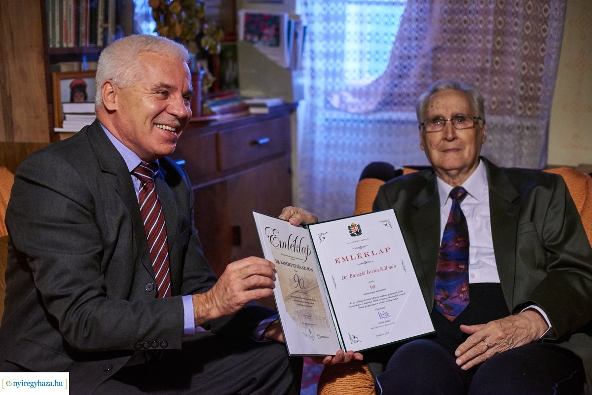 Szépkorú köszöntése - Dr. Bánszki István Kálmán