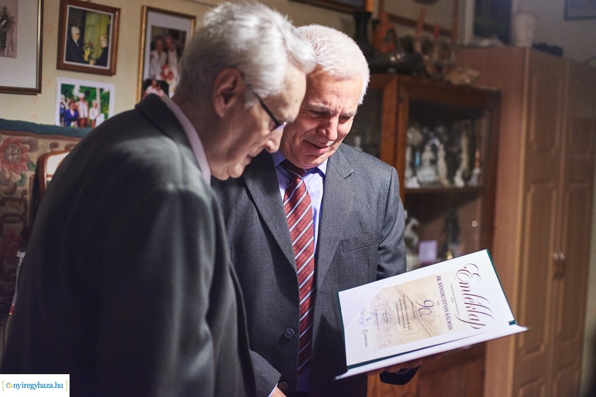 Szépkorú köszöntése - Dr. Bánszki István Kálmán