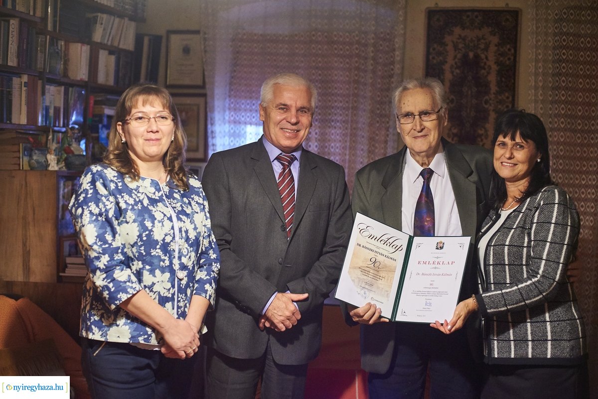 Szépkorú köszöntése - Dr. Bánszki István Kálmán