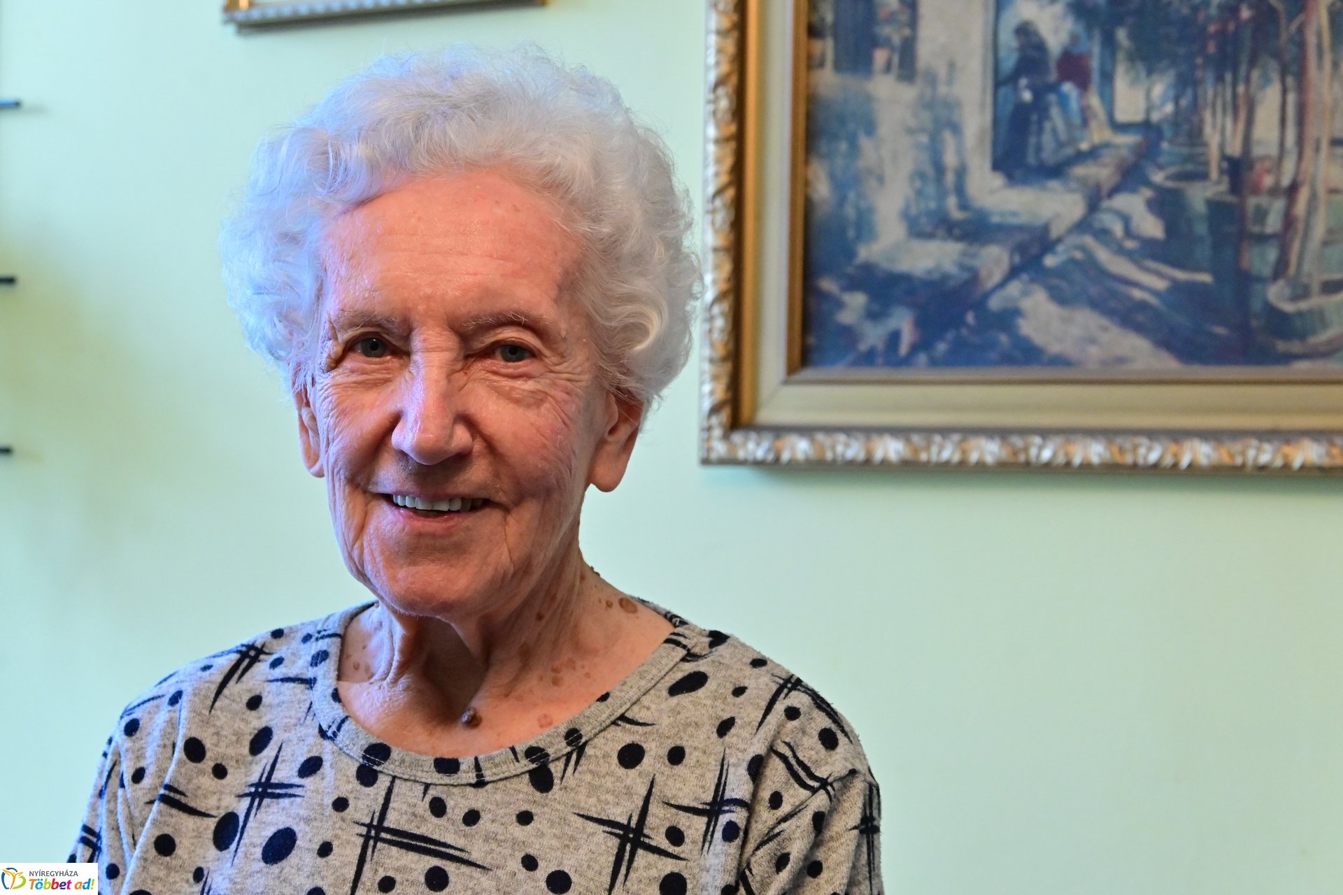 Szépkorú köszöntése - Gebri Istvánné