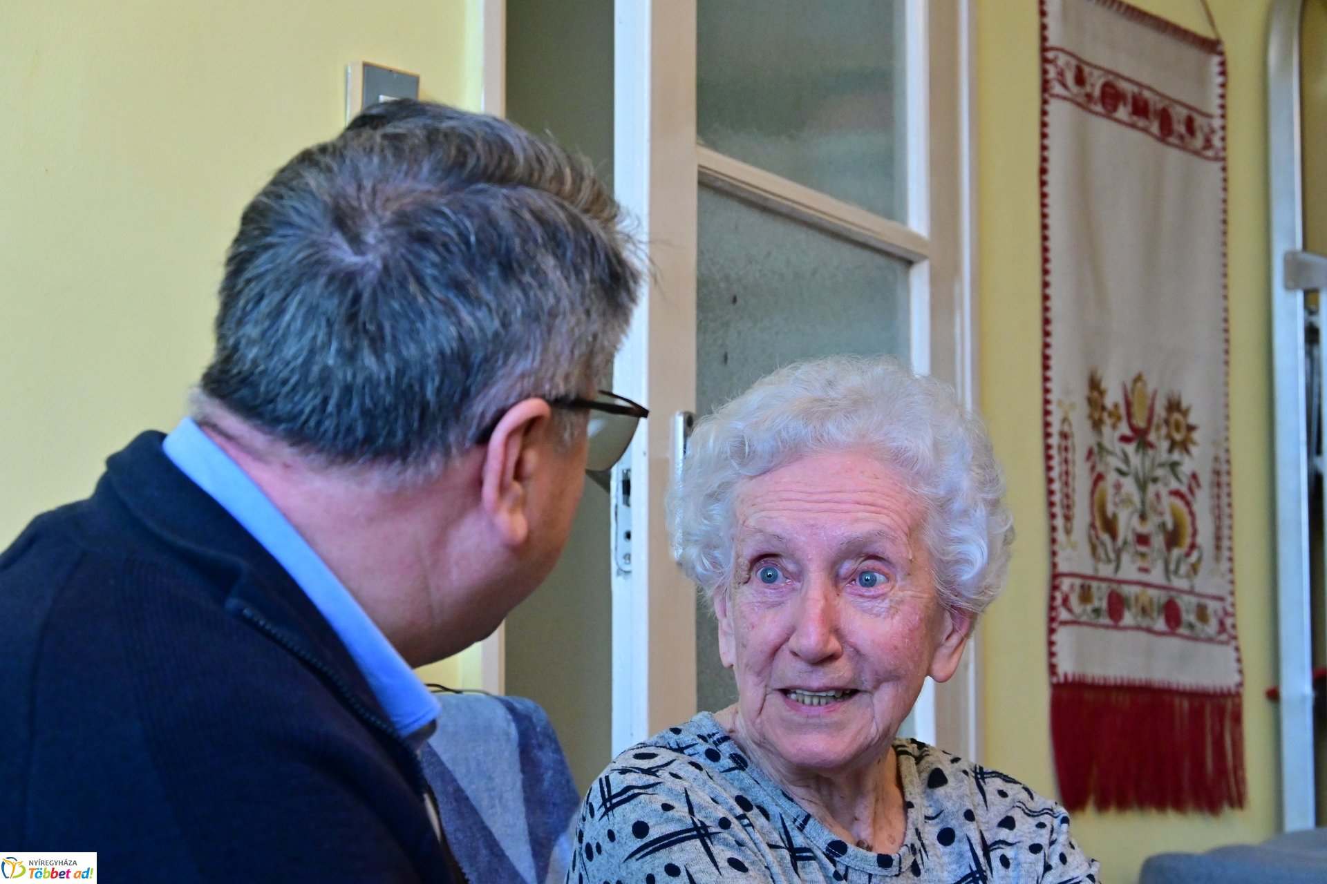 Szépkorú köszöntése - Gebri Istvánné