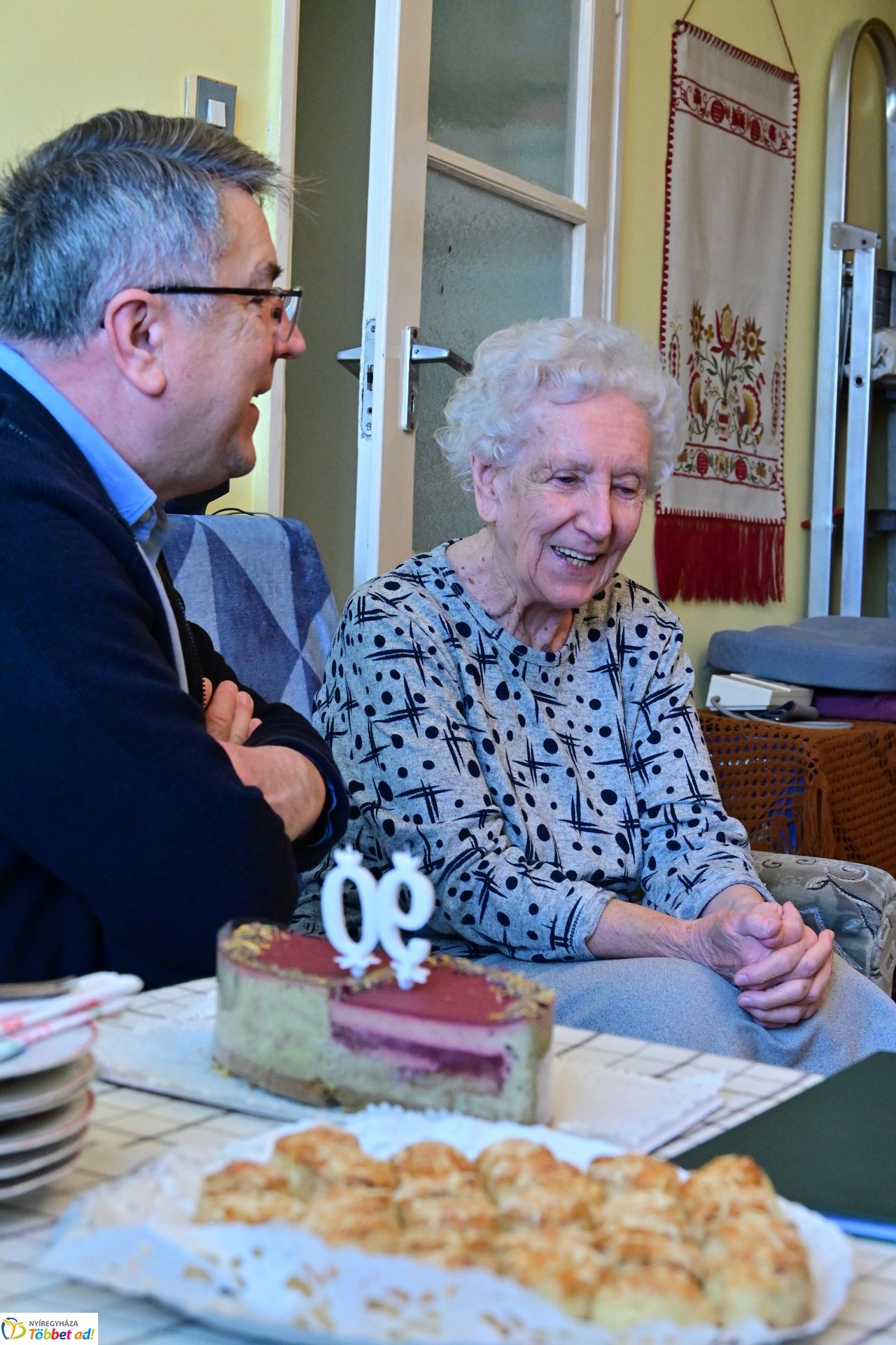 Szépkorú köszöntése - Gebri Istvánné