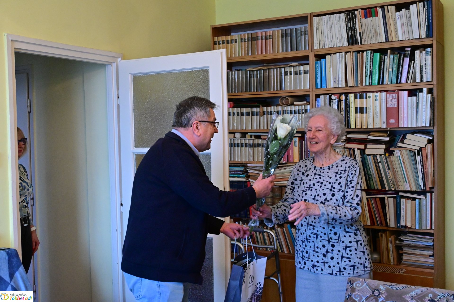 Szépkorú köszöntése - Gebri Istvánné