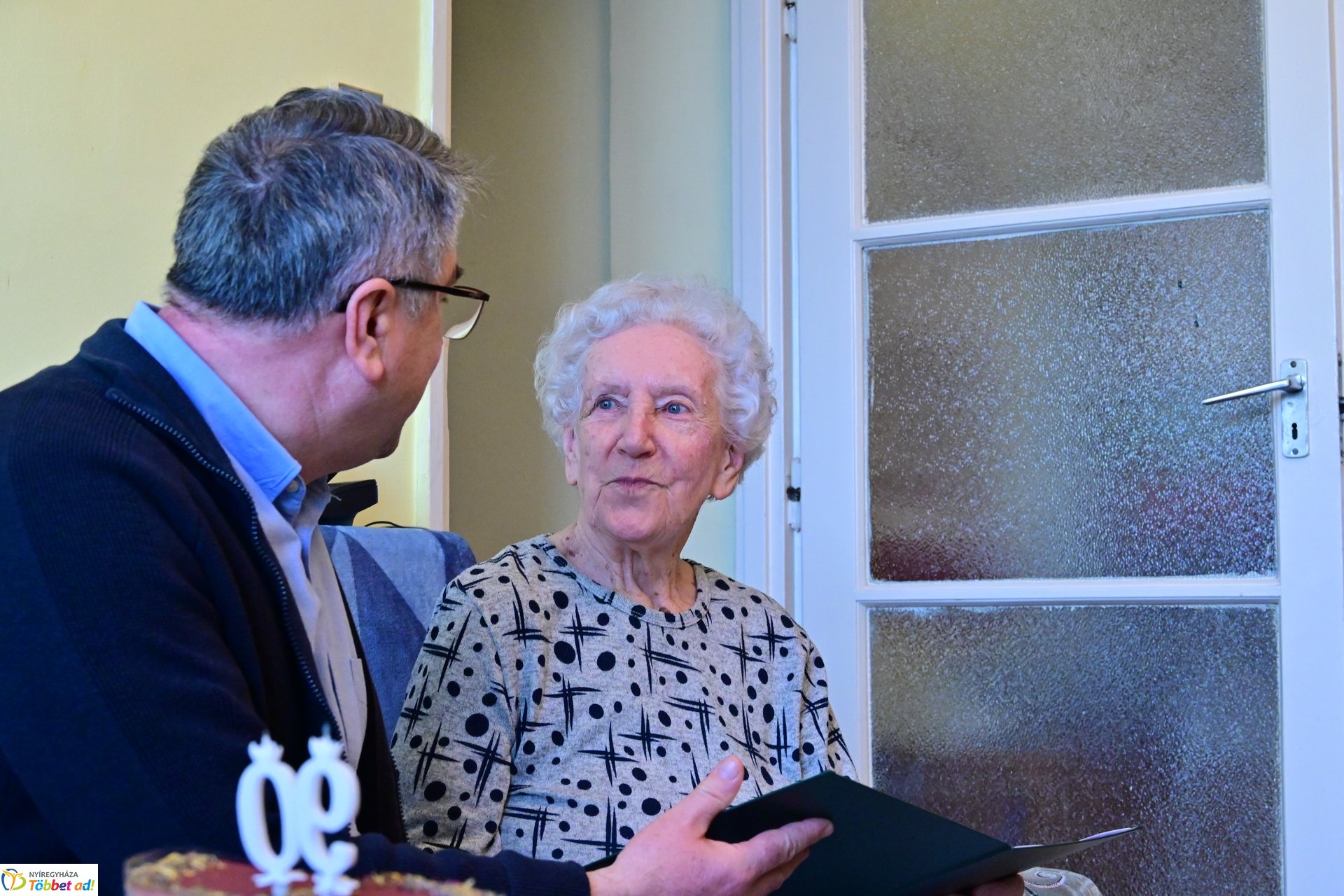 Szépkorú köszöntése - Gebri Istvánné