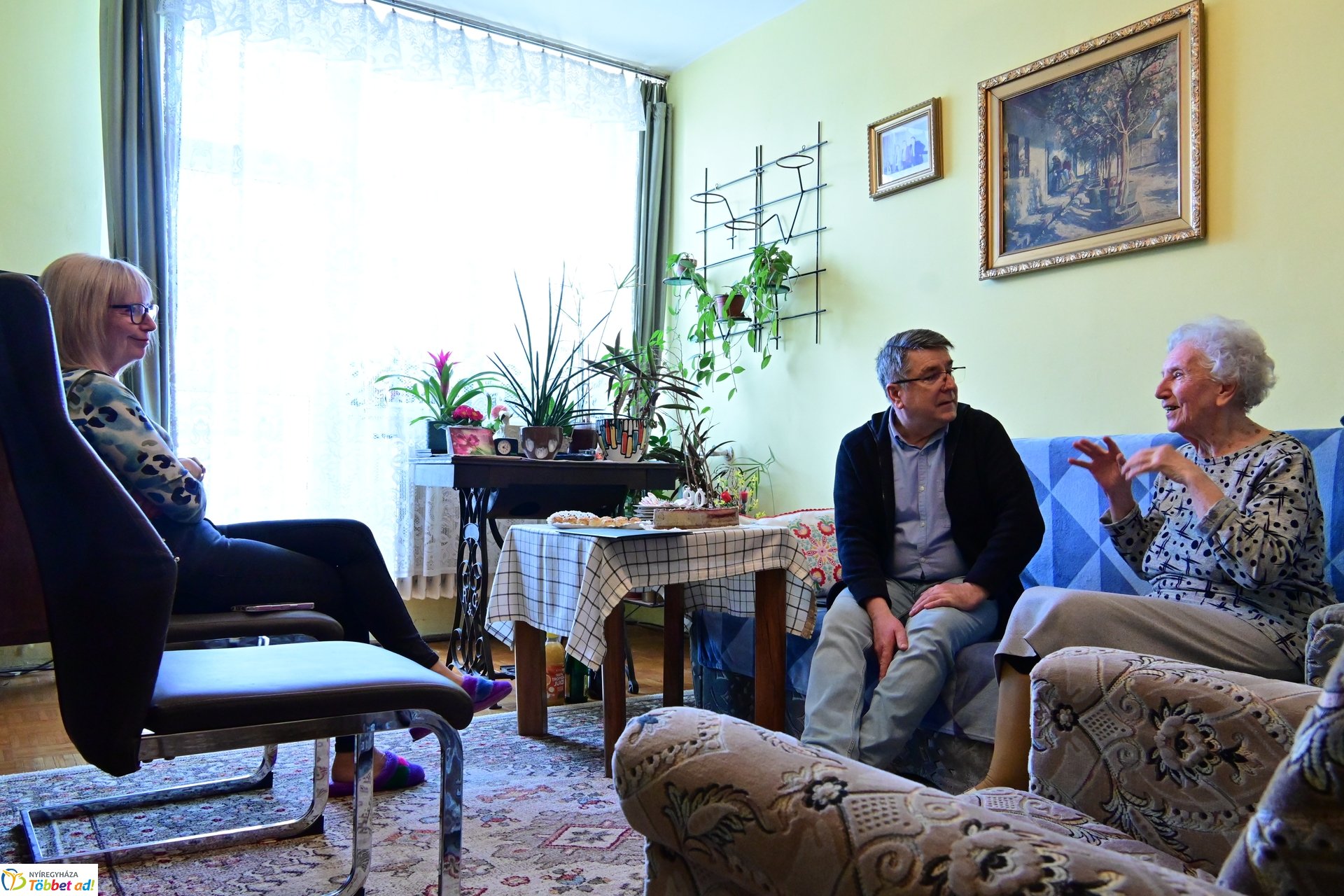 Szépkorú köszöntése - Gebri Istvánné