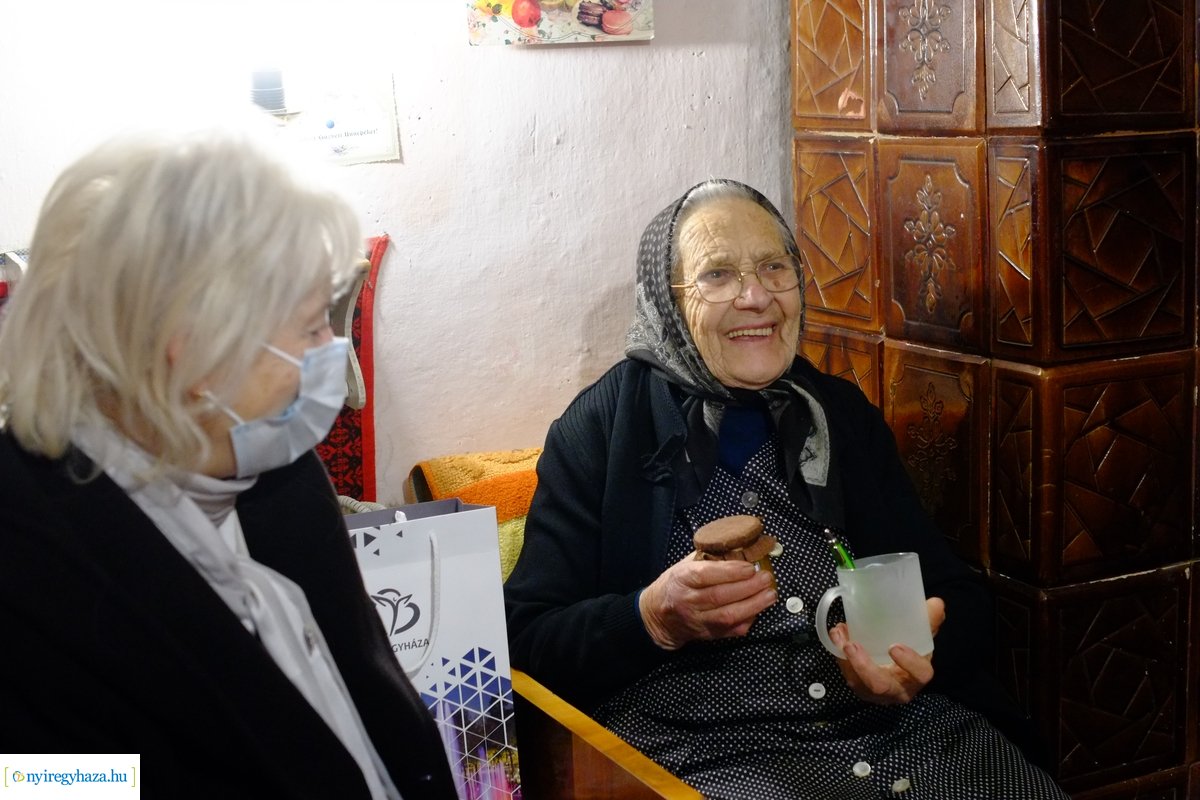 Szépkorú köszöntése - Gerliczki Mihályné