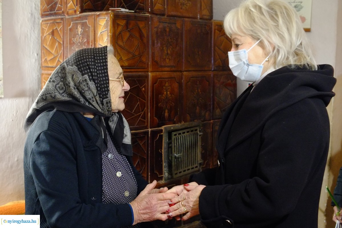 Szépkorú köszöntése - Gerliczki Mihályné