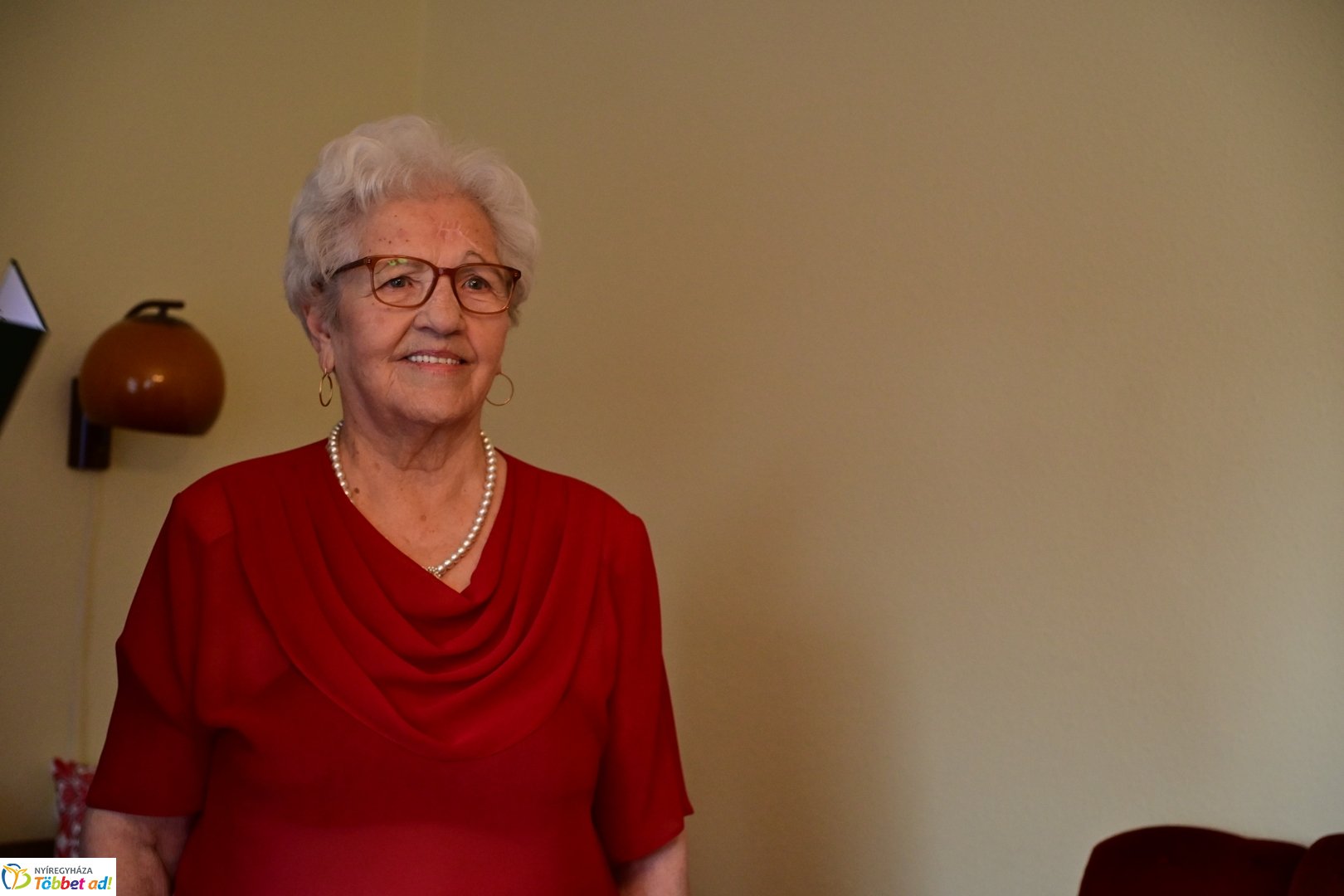 Szépkorú köszöntése - Hegyes Jánosné