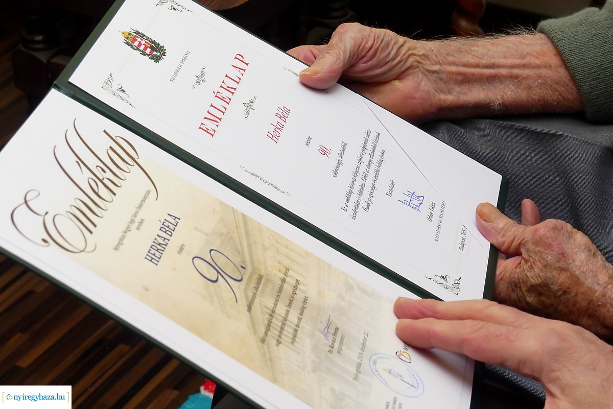 Szépkorú köszöntése - Herka Béla