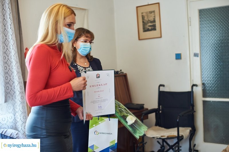 Szépkorú köszöntése - Horváth József