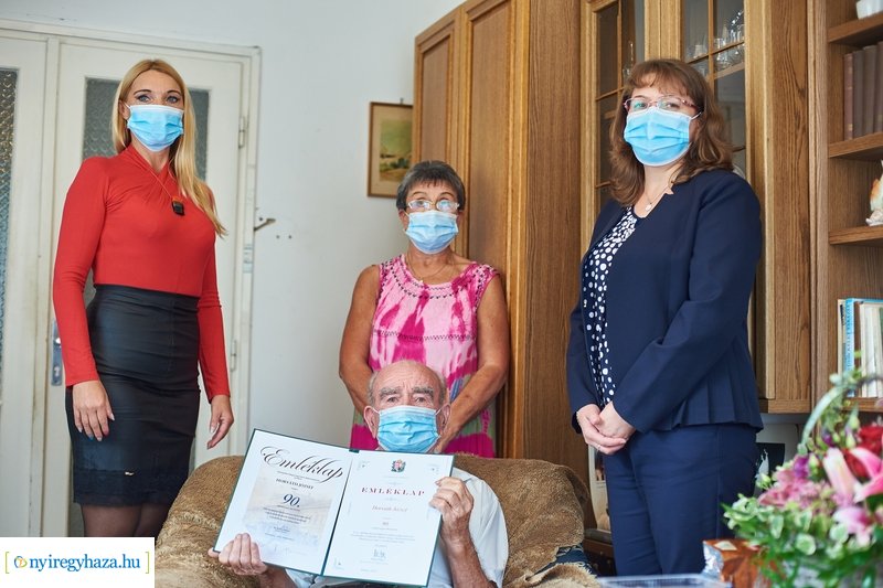 Szépkorú köszöntése - Horváth József