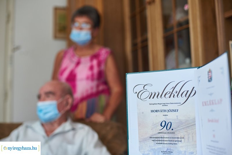 Szépkorú köszöntése - Horváth József