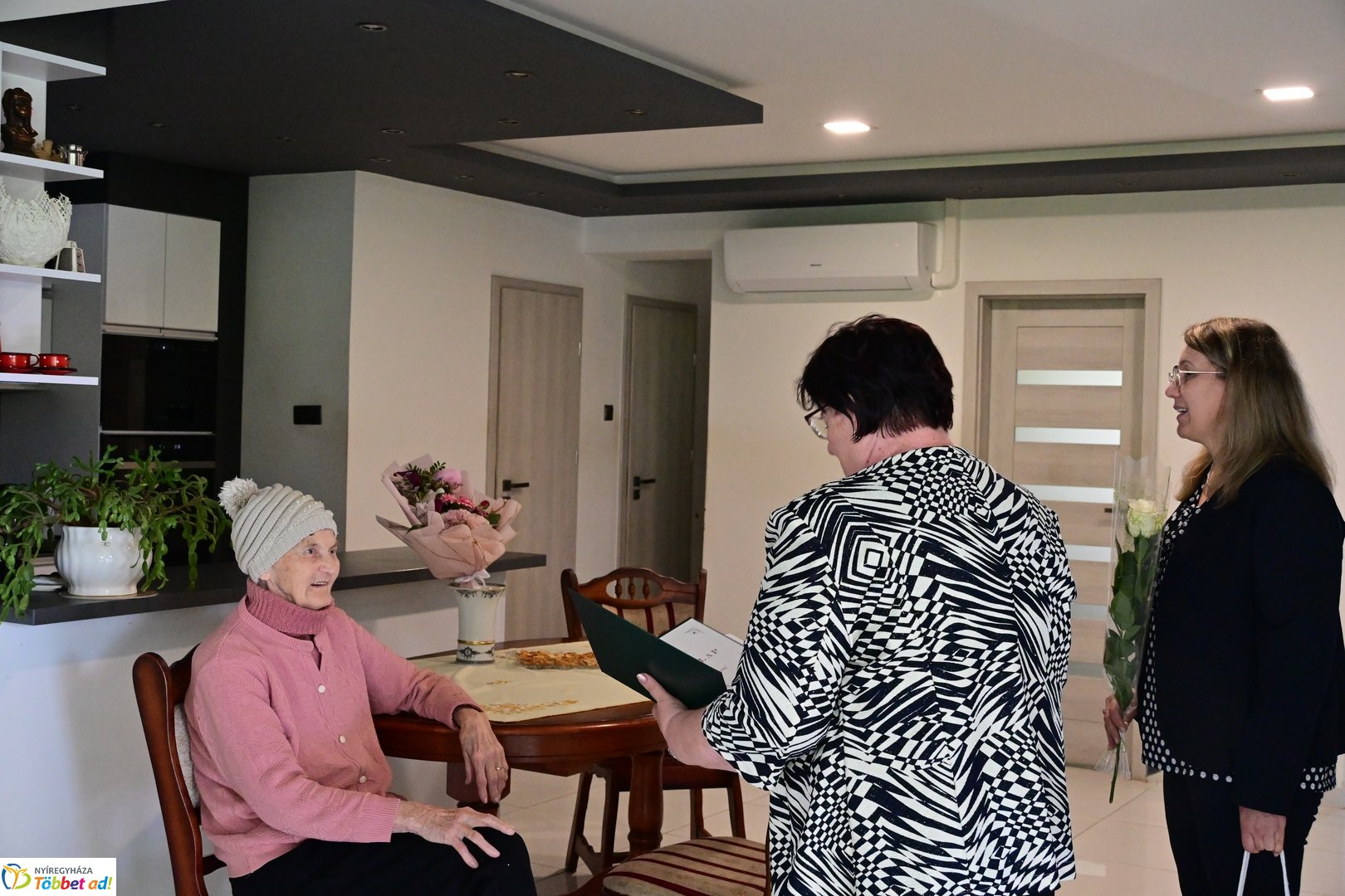 Szépkorú köszöntése - Ilkovics Jánosné