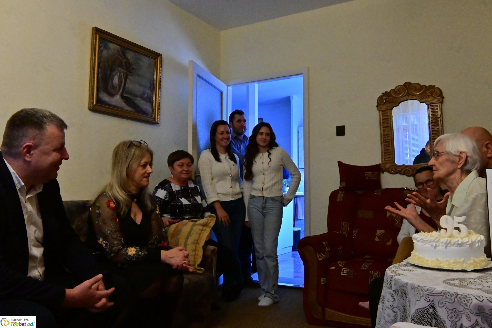 Szépkorú köszöntése - Koós Jánosné