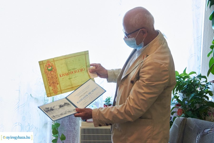 Szépkorú köszöntése - Magera Mihályné