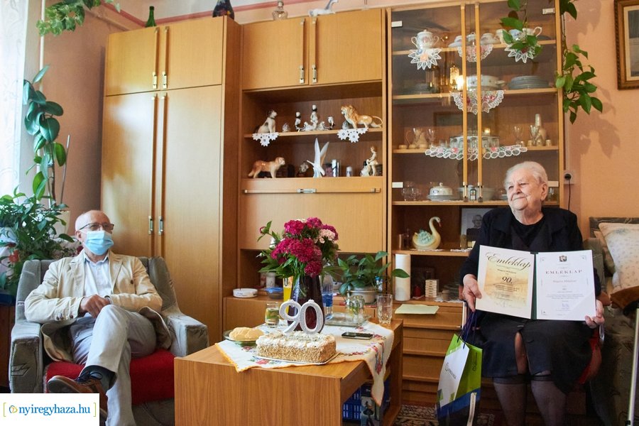 Szépkorú köszöntése - Magera Mihályné