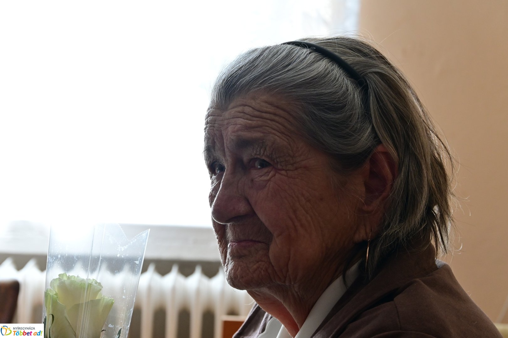 Szépkorú köszöntése - Majoros Mihályné