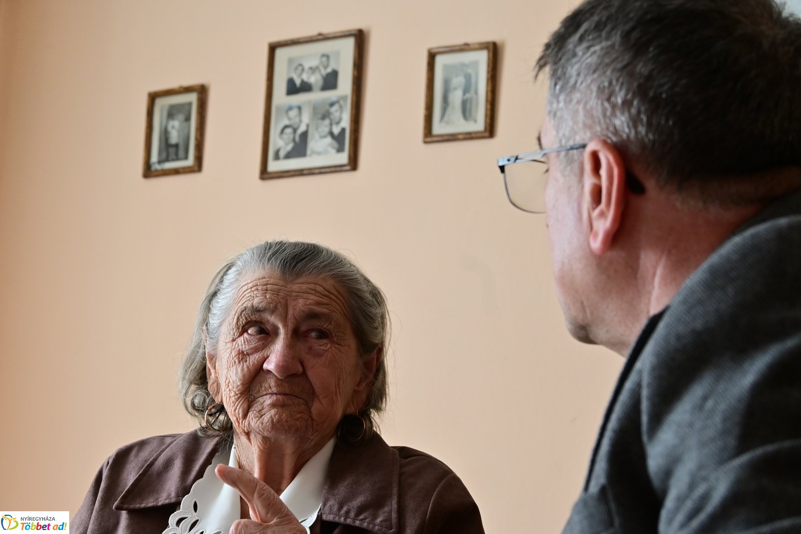 Szépkorú köszöntése - Majoros Mihályné