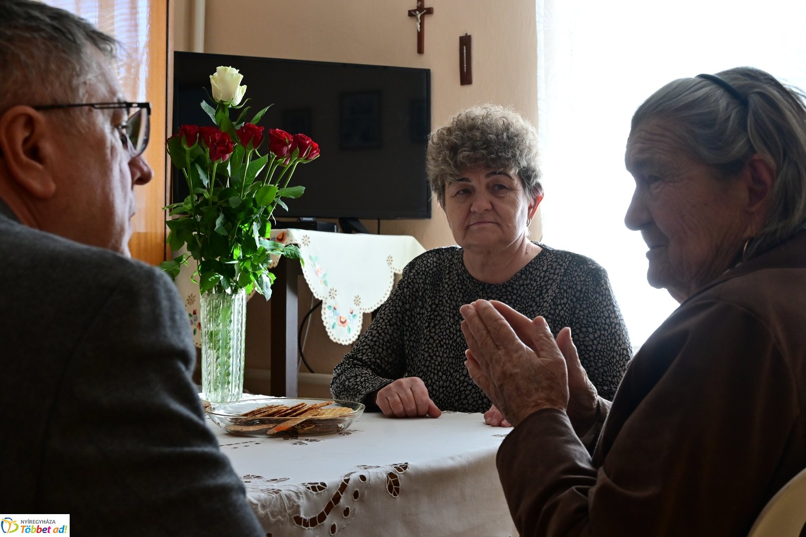 Szépkorú köszöntése - Majoros Mihályné