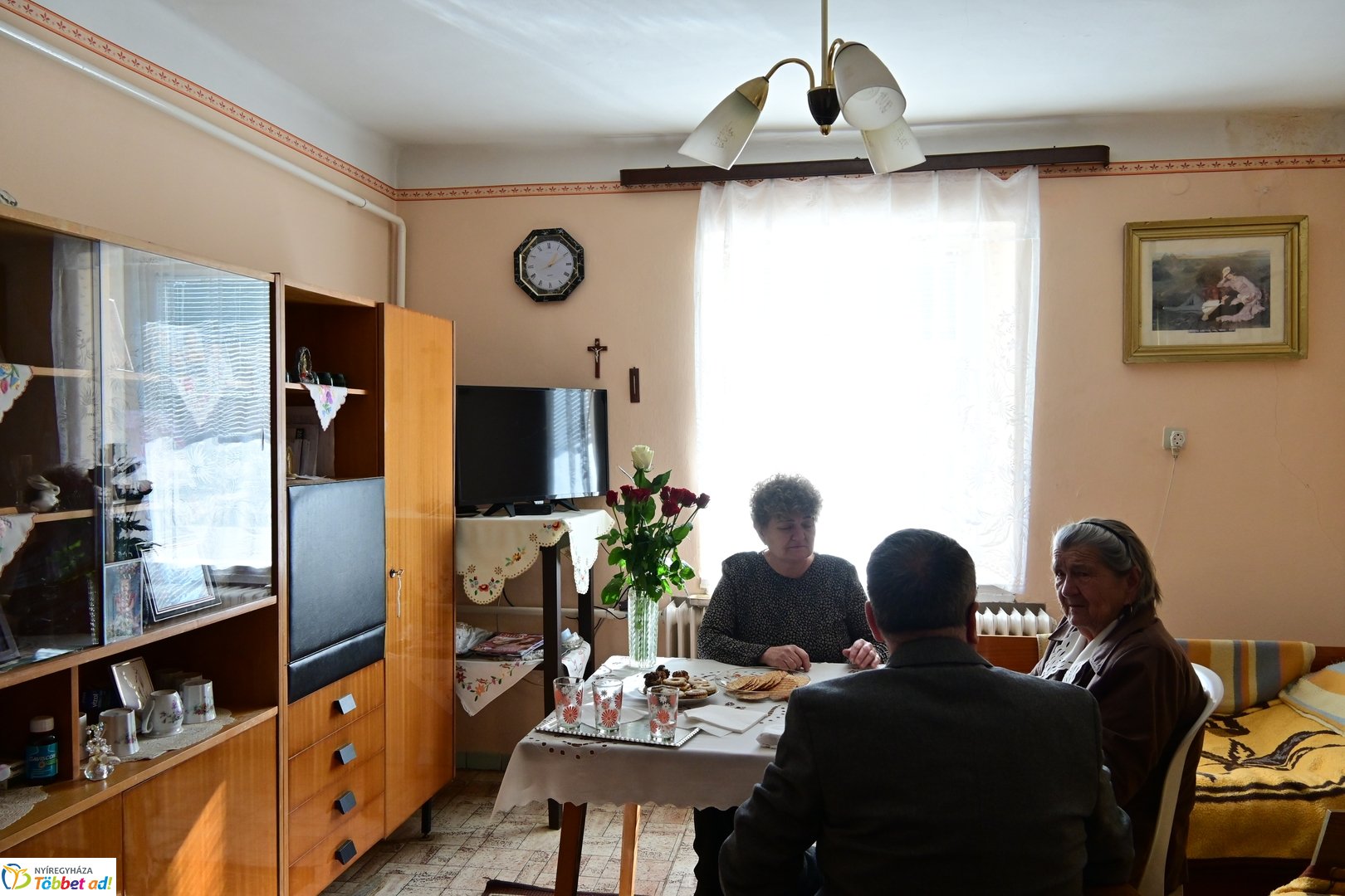 Szépkorú köszöntése - Majoros Mihályné