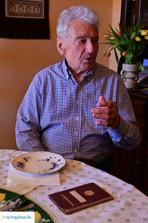 Szépkorú köszöntése Molnár Béla