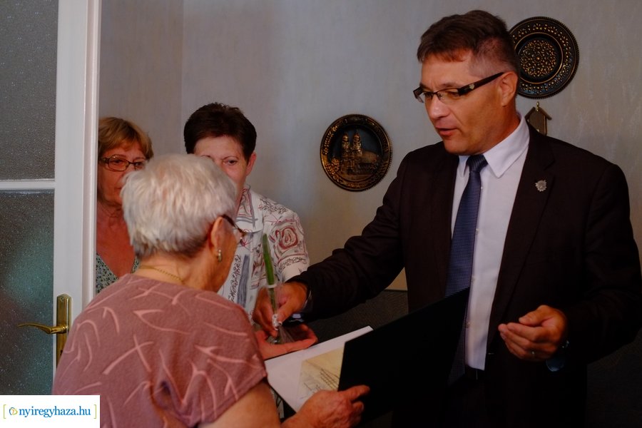 Szépkorú köszöntése - Orbán Sándorné 20230720