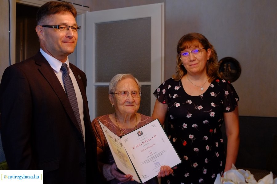 Szépkorú köszöntése - Orbán Sándorné 20230720