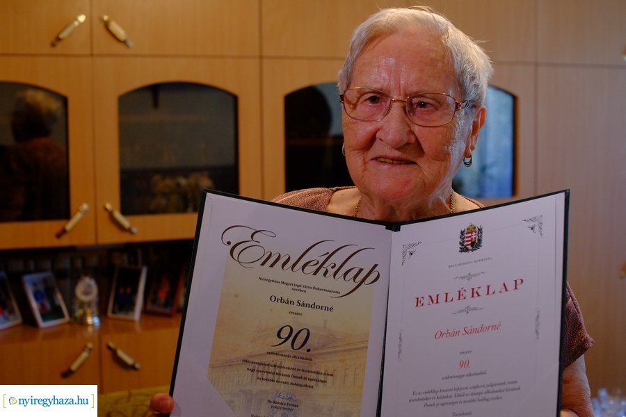 Szépkorú köszöntése - Orbán Sándorné 20230720