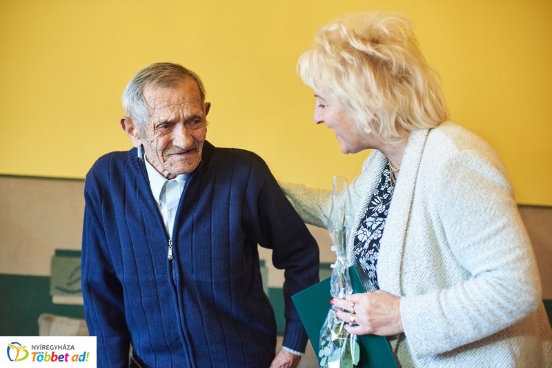 Szépkorú köszöntése - Papp Mihály