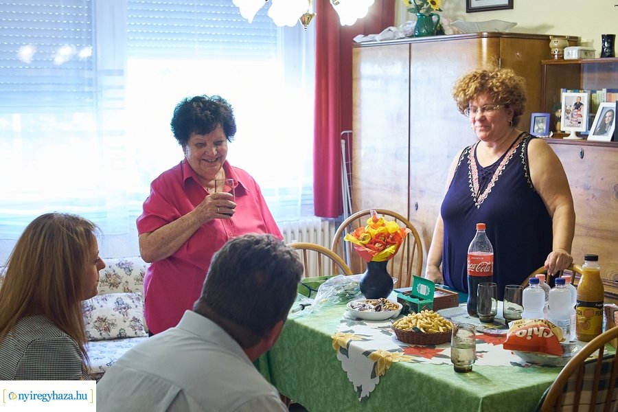 Szépkorú köszöntése - Pásztor Jánosné