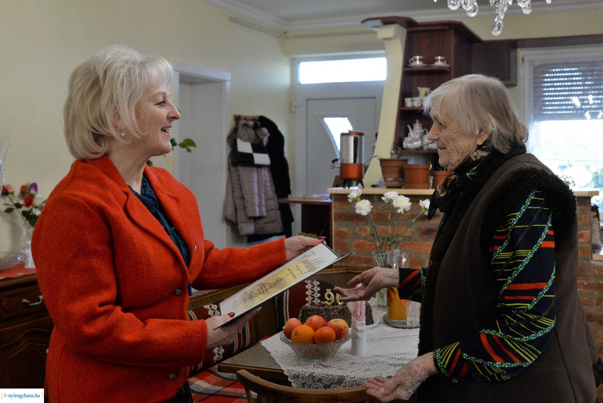 Szépkorú köszöntése - Sándor Vaszilina Mihajlivna