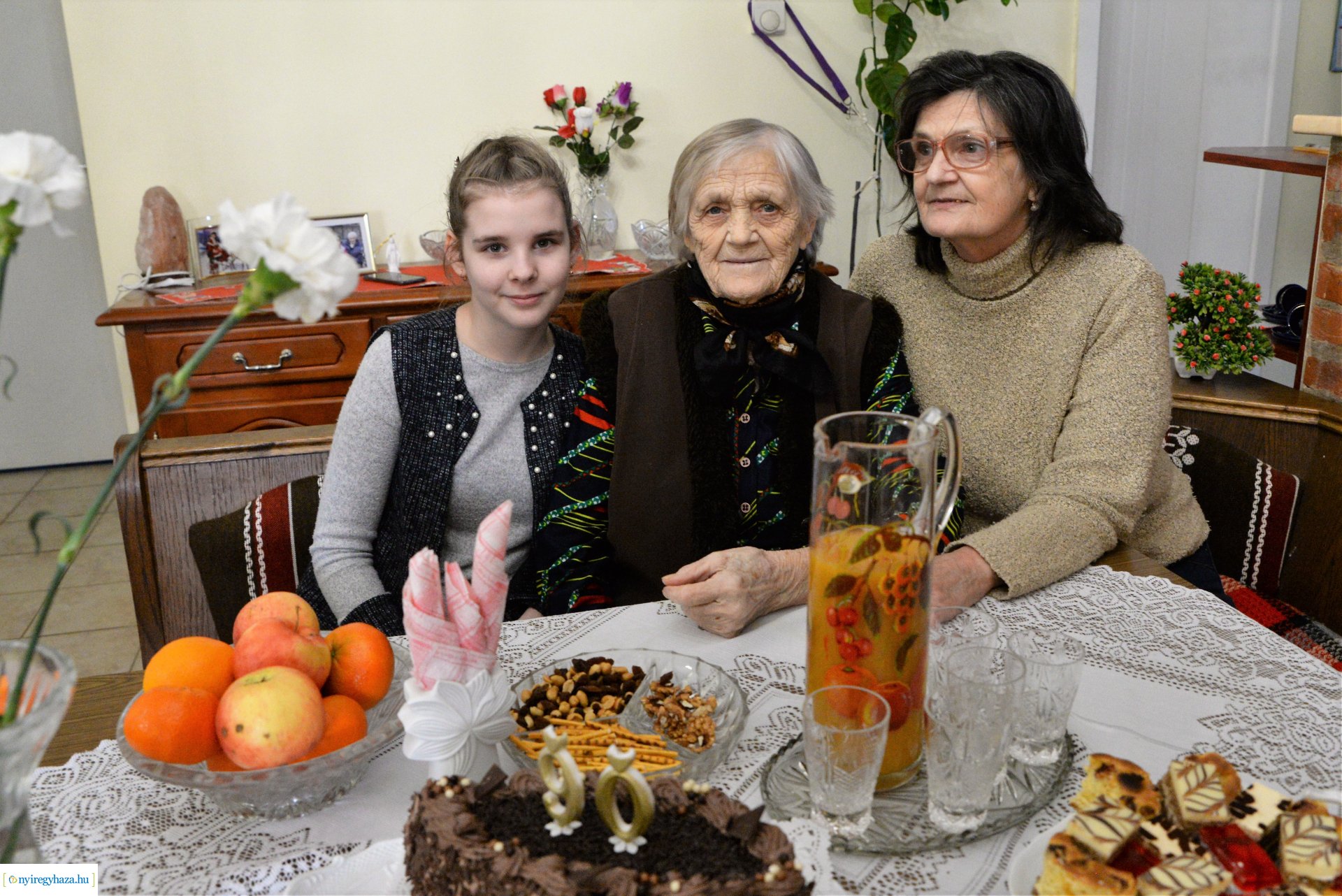 Szépkorú köszöntése - Sándor Vaszilina Mihajlivna