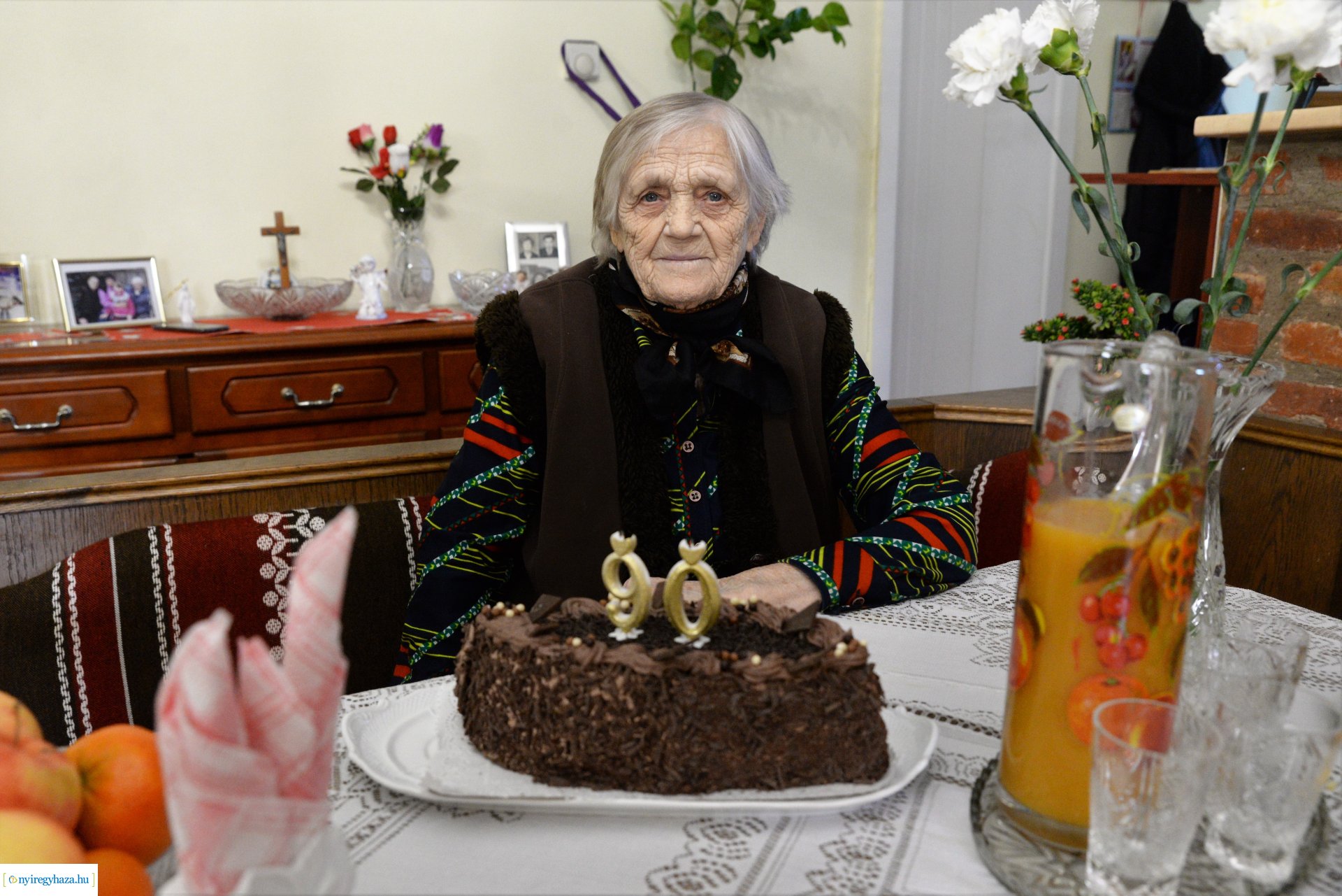 Szépkorú köszöntése - Sándor Vaszilina Mihajlivna