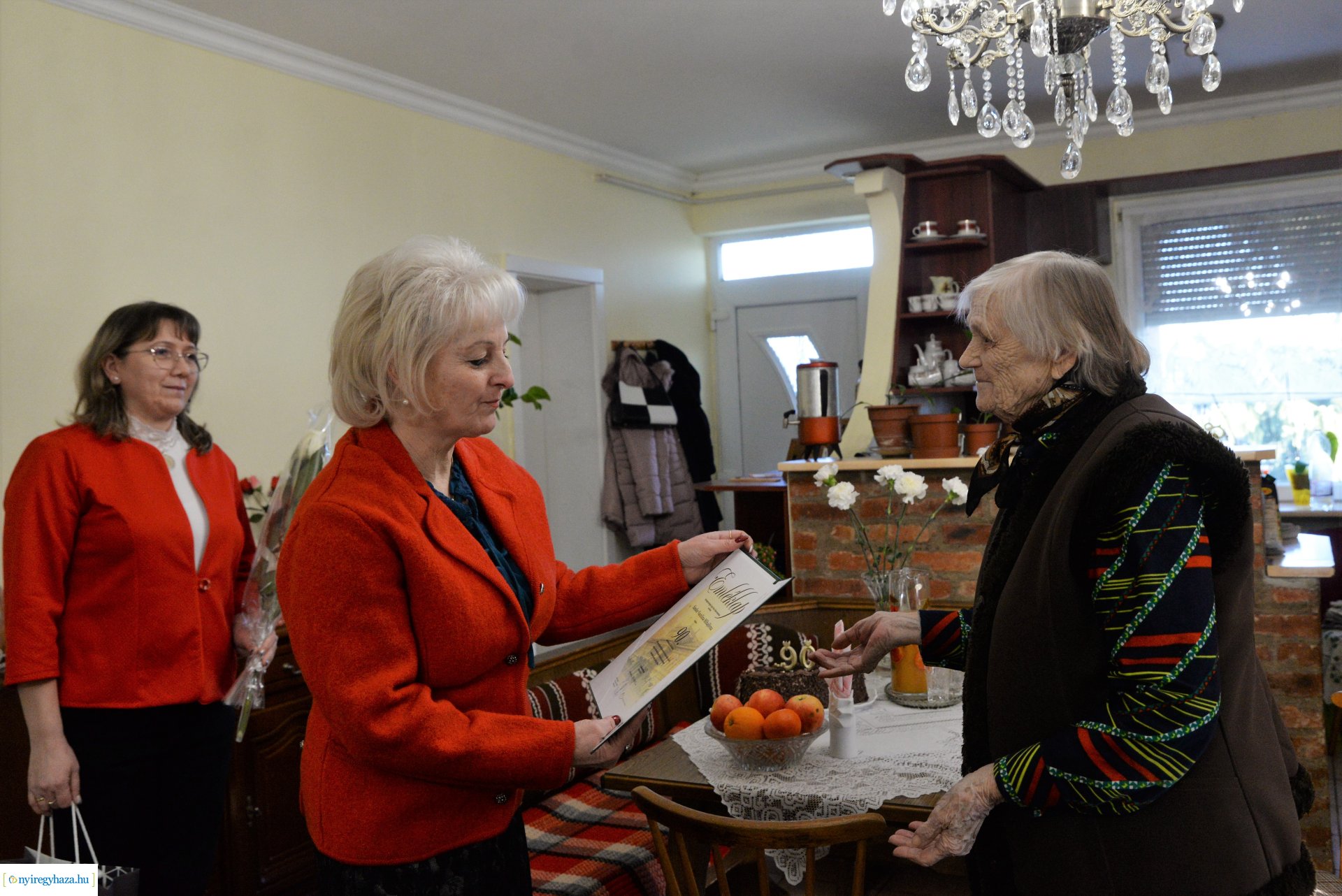 Szépkorú köszöntése - Sándor Vaszilina Mihajlivna